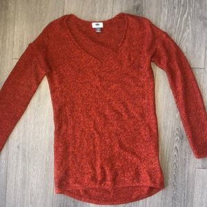 Burnt orange sweater